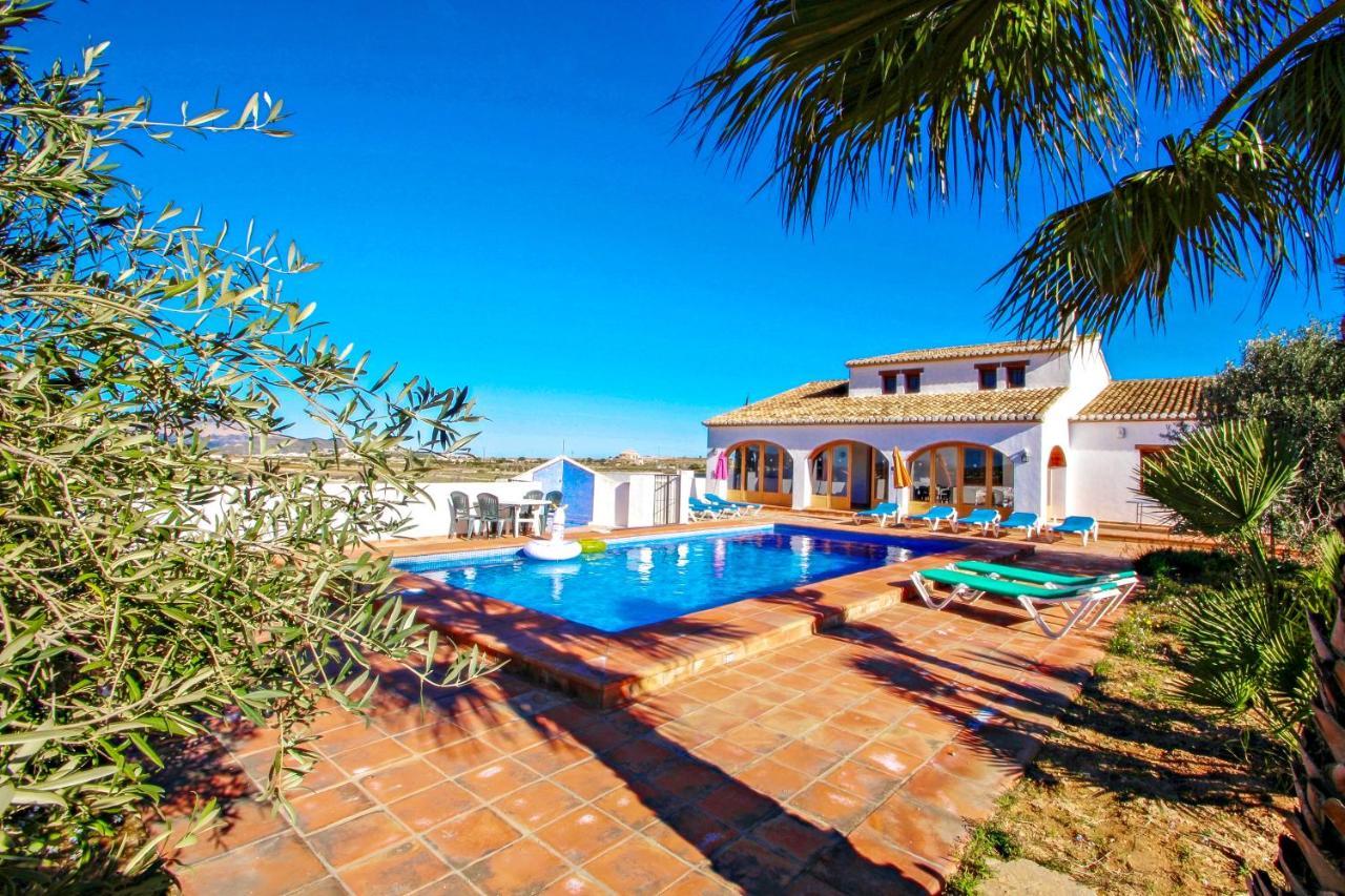 Finca Pepa - Beautiful Little House In Pretty Grounds With Lovely Views In Benissa Villa Teulada Eksteriør billede